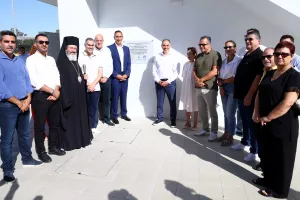 (Φώτος) Εγκαινιάστηκε το αναβαθμισμένο Δημοτικό και Ολυμπιακό Κολυμβητήριο Λευκωσίας