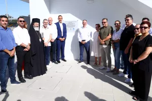 (Φώτος) Εγκαινιάστηκε το αναβαθμισμένο Δημοτικό και Ολυμπιακό Κολυμβητήριο Λευκωσίας