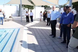 (Φώτος) Εγκαινιάστηκε το αναβαθμισμένο Δημοτικό και Ολυμπιακό Κολυμβητήριο Λευκωσίας