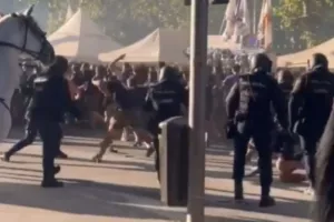 Επεισόδια μεταξύ οπαδών των Μασσαλών και της ισπανικής αστυνομίας