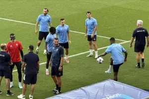 Η προπόνηση της Πάφου στο "Γ. Καραϊσκάκης" (Φώτος/Βίντεο kerkida)