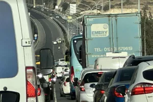 Σοβαρό τροχαίο στον αυτοκινητόδρομο Πάφου – Λεμεσού, μετά την έξοδο Καντού (Φώτος)