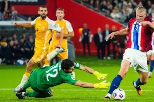 Ο Χαάλαντ απολογήθηκε στον τερματοφύλακα της Μολδαβίας!