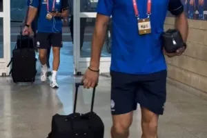 (Φώτος) Η άφιξη της Εθνικής μας