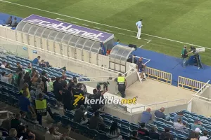 (ΒΙΝΤΕΟ kerkida) "Τακτακαλάς ΟΛΕ" μετά το γκολ!
