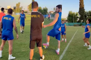 Πλάνα απ' τον Αρχάγγελο ενόψει ντέρμπι