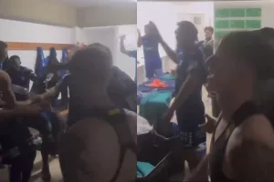 (Βίντεο) Τα έσπασαν... στα αποδυτήρια
