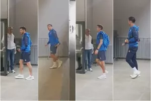 Η άφιξη της αποστολής της Κύπρου στην Raiffeisen Arena (Βίντεο)