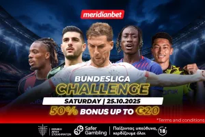 Bundesliga Challenge με 50% μπόνους που δεν πρέπει να αφήσεις ανεκμετάλλευτο! 