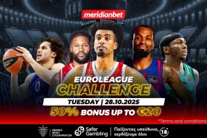 Euroleague League Challenge με 50% μπόνους που δεν πρέπει να αφήσεις ανεκμετάλλευτο! 
