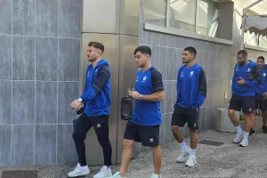 ΦΩΤΟΣ Kerkida/Άφιξη στο "Serravalle"