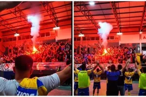 (ΒΙΝΤΕΟ Kerkida) Το "Μελκονιάν" έγινε...Λευκόθεο από τους πορτοκαλί!