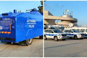 ΦΩΤΟΣ Kerkida-Ισχυρή αστυνομική δύναμη