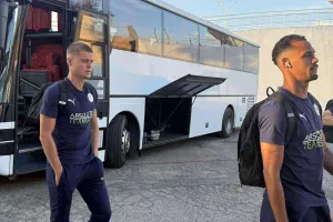 (Φώτος Kerkida) Η άφιξη του Εθνικού  