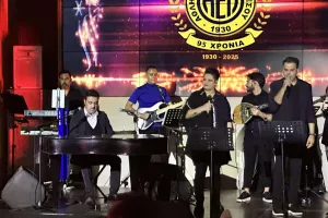 (ΒΙΝΤΕΟ Kerkida/Φώτος) Το...φινάλε στο Gala Dinner της ΑΕΛ