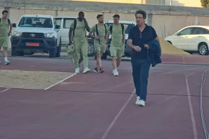(Φώτος kerkida) Η άφιξη της ΑΕΚ