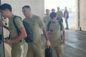 Η άφιξη της ΑΕΚ (Φώτος kerkida)