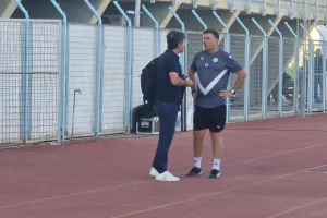 (Φώτος kerkida) Η άφιξη της ΑΕΚ