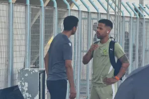 (Φώτος kerkida) Η άφιξη της ΑΕΚ
