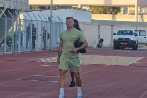 (Φώτος kerkida) Η άφιξη της ΑΕΚ