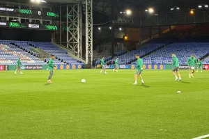 (Φώτος Kerkida) Η προπόνηση της ΑΕΚ στο "Selhurst Park"