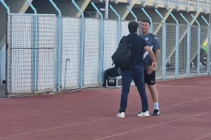 (Φώτος kerkida) Η άφιξη της ΑΕΚ