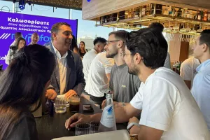 Ο Χάρης με Ντράγκομιρ και Πέπε