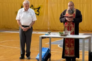 Αγιασμός στην ΑΕΛ (φώτος)