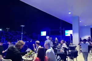 (Φώτος Kerkida) ΕΝΤΥΠΩΣΙΑΚΟ Tennis Showdown στην Marcos Baghdatis Tennis Academy