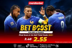 Ισλανδία-Γαλλία: Με τους «τρικολόρ» και το bet boost του 2.55 – Το μπόνους σου σε περιμένει! 