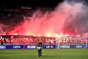 (Ομόνοια - Mainz) ΦΩΤΟΡΕΠΟΡΤΑΖ από τις κερκίδες