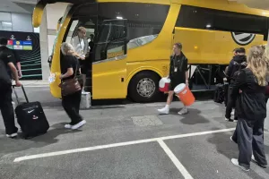 (ΦΩΤΟΣ Kerkida) Η άφιξη της AZ Alkmaar