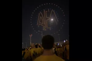 ΒΙΝΤΕΟ Kerkida/ Show με drones... για τα γενέθλια της ΑΕΛ! 
