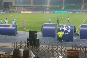 Η προπόνηση στο "Almaty Ortalyk Stadion" (Φώτος/Βίντεο Kerkida)
