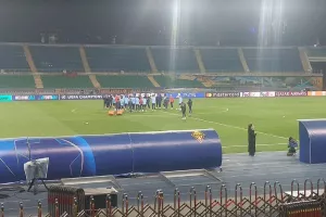 Η προπόνηση στο "Almaty Ortalyk Stadion" (Φώτος/Βίντεο Kerkida)