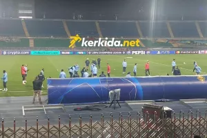 Η προπόνηση στο "Almaty Ortalyk Stadion" (Φώτος/Βίντεο Kerkida)