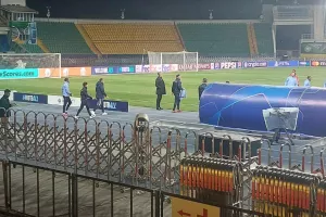 Η προπόνηση στο "Almaty Ortalyk Stadion" (Φώτος/Βίντεο Kerkida)