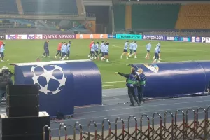 Η προπόνηση στο "Almaty Ortalyk Stadion" (Φώτος/Βίντεο Kerkida)