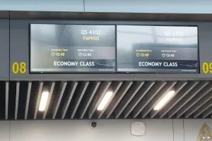 Στο αεροδρόμιο για την επιστροφή... 