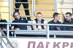  Στις κερκίδες του Παγκρήτιου ο Κόντης, παρακολουθεί από κοντά τη νέα του ομάδα