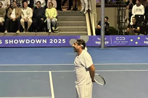 (Φώτος Kerkida) ΕΝΤΥΠΩΣΙΑΚΟ Tennis Showdown στην Marcos Baghdatis Tennis Academy