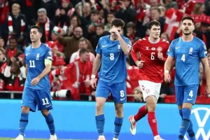 «Καταστροφικό» δίλεπτο για την Ελλάδα - 3-0 η Δανία με Άντερσεν και Ντάμσγκαρντ