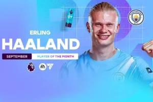 Καλύτερος παίκτης του Σεπτεμβρίου στην Premier League o Χάαλαντ
