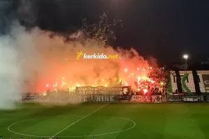 (BINTEΟ/Φώτος Kerkida) Pyro show η Θύρα 9