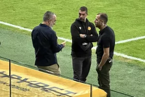 Πρόεδρος με Νικόλα και Άγγελο