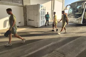 (Φώτος Kerkida) Έφτασε στην έδρα της η ΑΕΚ