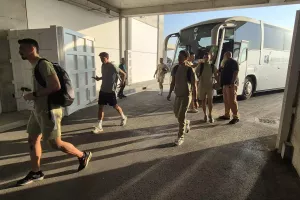 (Φώτος Kerkida) Έφτασε στην έδρα της η ΑΕΚ