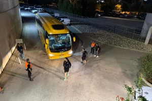 Φώτος kerkida από την άφιξη της ΑΕΛ