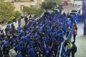 Με πορεία στο γήπεδο οι ΜΑΧΗΤΕΣ (Φώτος Kerkida)