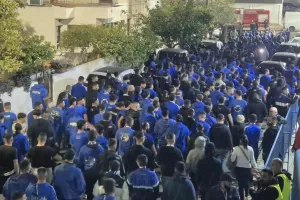 Με πορεία στο γήπεδο οι ΜΑΧΗΤΕΣ (Φώτος Kerkida)